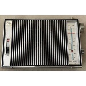 Toshiba FM-AM 2 Band Radio Receiver 10M-890F 1966?? Rare Vintage Tested Working